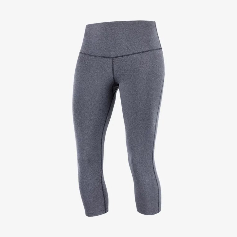 Calça Legging Salomon Essential Feminino Cinzentas Escuro | PT Z73908